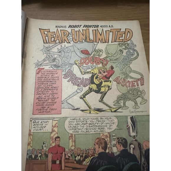 Gold Key Comics, MAGNUS Robot Fighter 4000 AD #19 / 1967 Good VINTAGE - Picture 4 of 6
